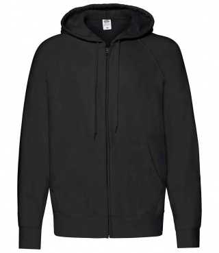 Fruit of the Loom SS122 Lightweight Zip Hooded Sweatshirt